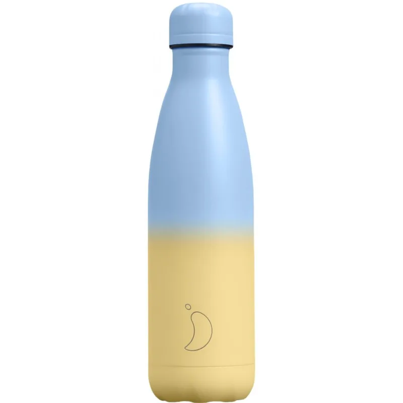 Chilly's Reusable Bottle Tropical Edition Ανοξείδωτο Μπουκάλι Θερμός 500ml - Sky