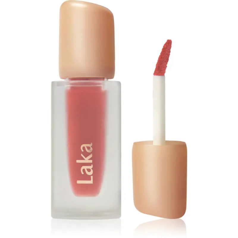 Laka Fruity Glam Tint λιπ γκλος μακράς διαρκείας με ενυδατικό αποτέλεσμα απόχρωση 101 Joyful 4.5 γρ