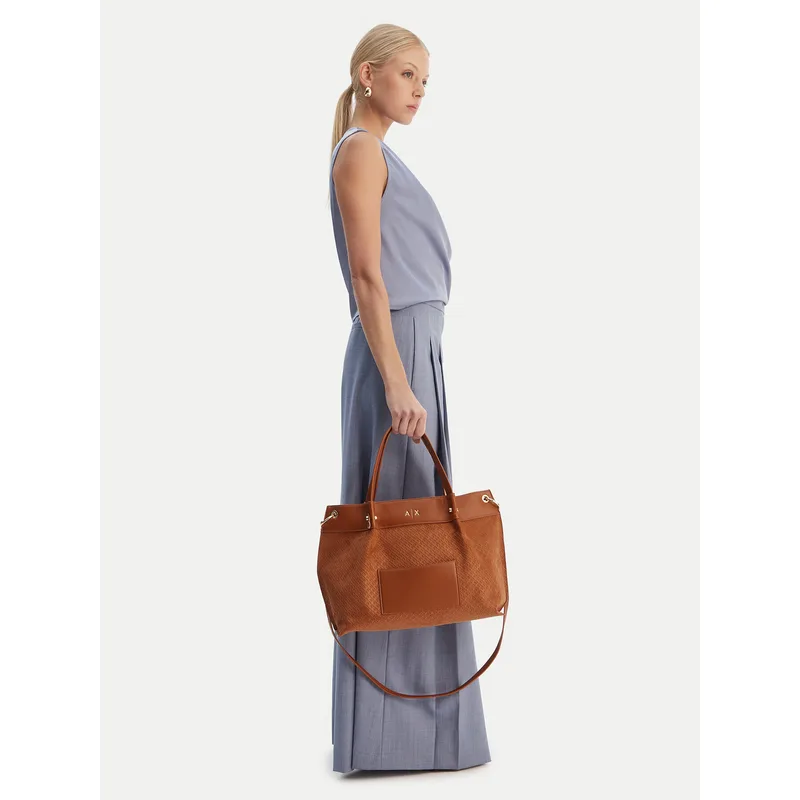 Τσάντα Armani Exchange XW001211 AF22645 U6119 Καφέ