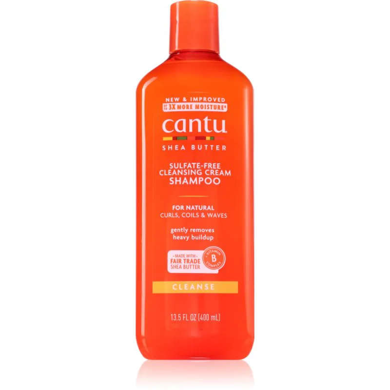 CANTU Shea Butter Shampoo ενυδατικό σαμπουάν για σπαστά και σγουρά μαλλιά 400 ml