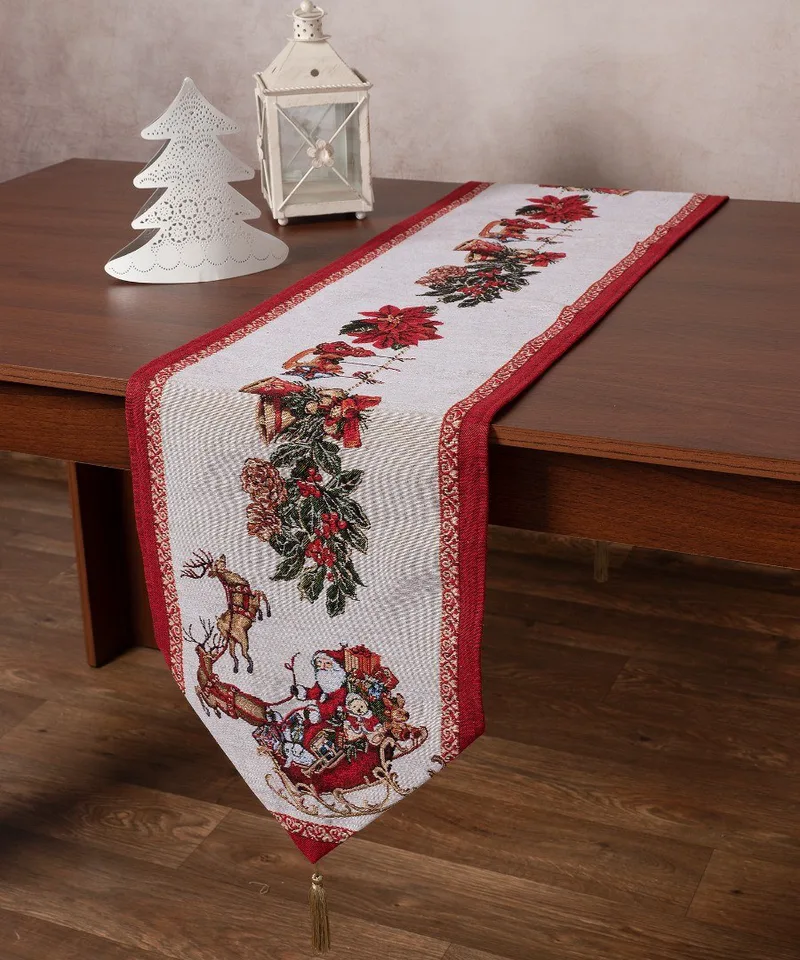 Χριστουγεννιάτικο Runner Silk Fashion W355 35x175
