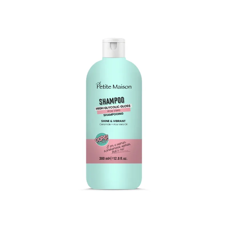 ΣΑΜΠΟΥΑΝ ΛΑΜΨΗΣ ME ΚΕΡΑΜΙΔΙΑ, ΓΛΥΚΟΛΙΚΟ ΟΞΥ & ALOE VERA 380ML