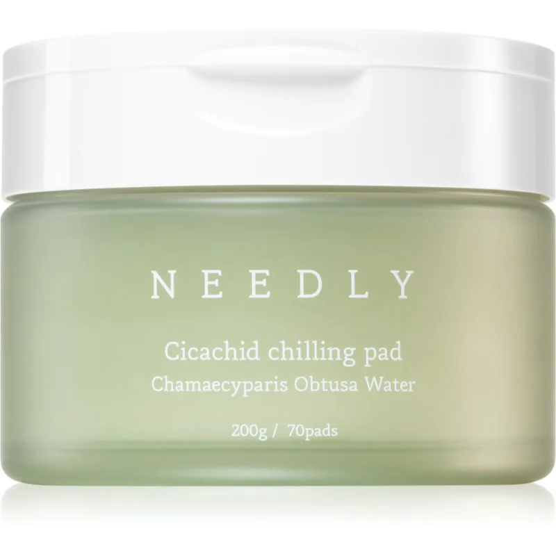 NEEDLY Cicachid Chilling Pad απολεπιστικά ταμπόν προσώπου με καταπραϋντική δράση 70 τμχ
