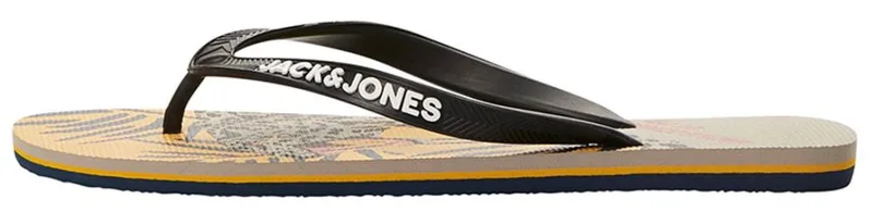 ΣΑΓΙΟΝΑΡΕΣ JACK & JONES JFWPRINT ANIMAL FLIP FLOP PACK PLAZA TAUPE / YELLOW JACK&JONES
