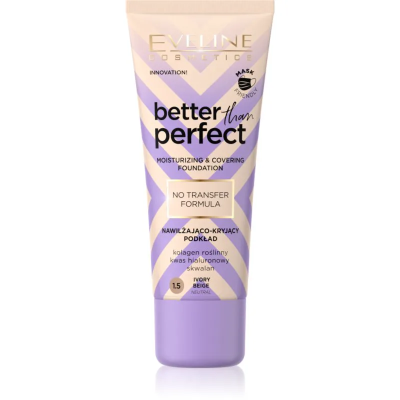 Eveline Cosmetics Better than Perfect Make-Up κάλυψης με ενυδατικό αποτέλεσμα απόχρωση 1.5 Ivory Μπεζ Neutral 30 ml