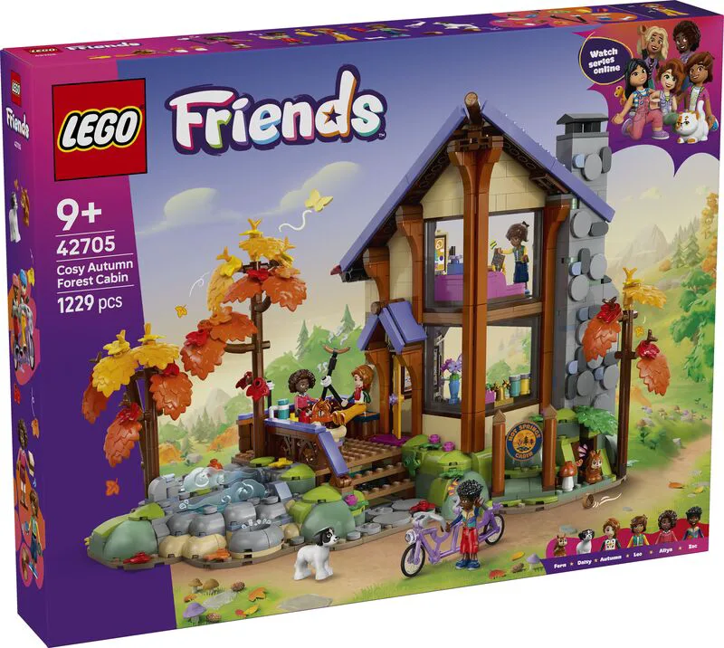 LEGO® Friends Cozy Fall Forest Cabin (42705)