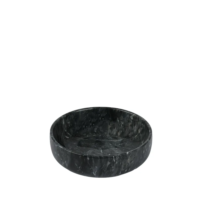 Μπωλ Σερβιρίσματος Μαρμάρινο Μαύρο 15x4εκ. ESPIEL FAV271 (Υλικό: Μάρμαρο, Χρώμα: Μαύρο) - ESPIEL - FAV271