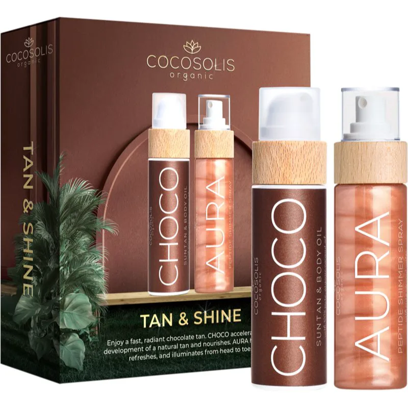 COCOSOLIS Tan & Shine σετ δώρου για να τονίζετε το μαύρισμα