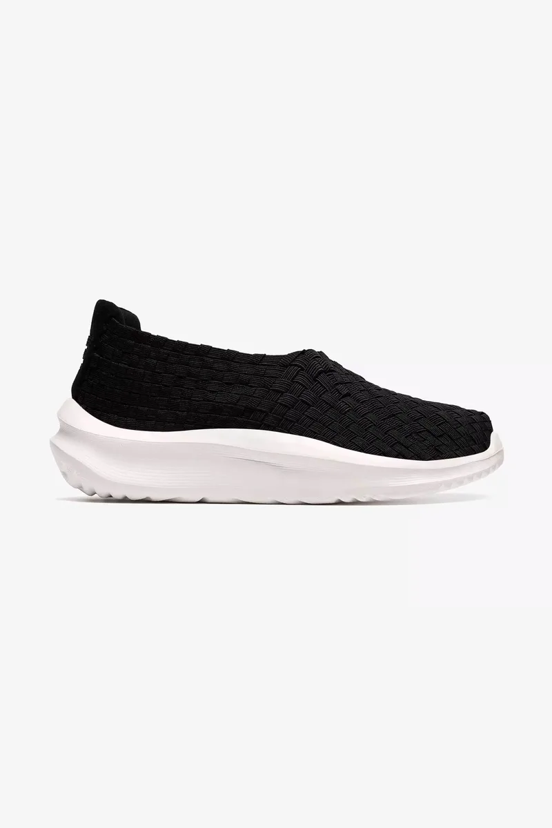 Clarks γυναικεία δερμάτινα sneakers "Meridor Lo" - 26186102 Μαύρο
