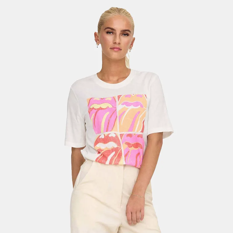 Only Onlrolling Stones Life Γυναικείο T-Shirt (9000219662_1929)