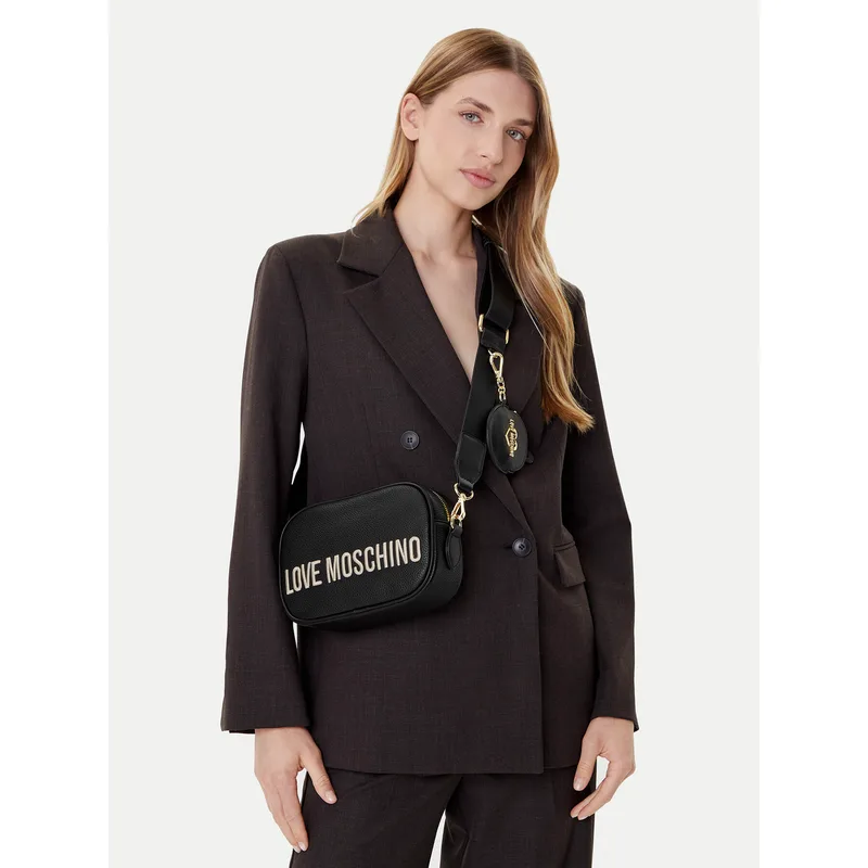 Τσάντα LOVE MOSCHINO JC4107PP1NLT1000 Μαύρο
