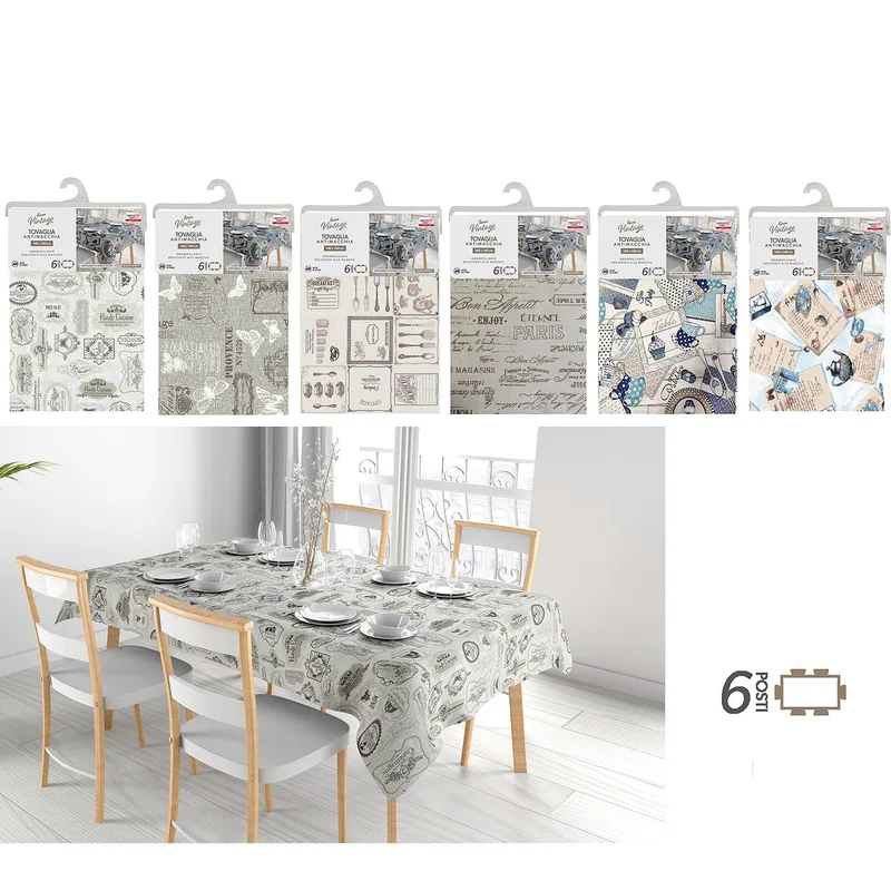 Τραπεζομάντηλο 100% Πολυεστέρας 140x180cm Σε 6 Σχέδια