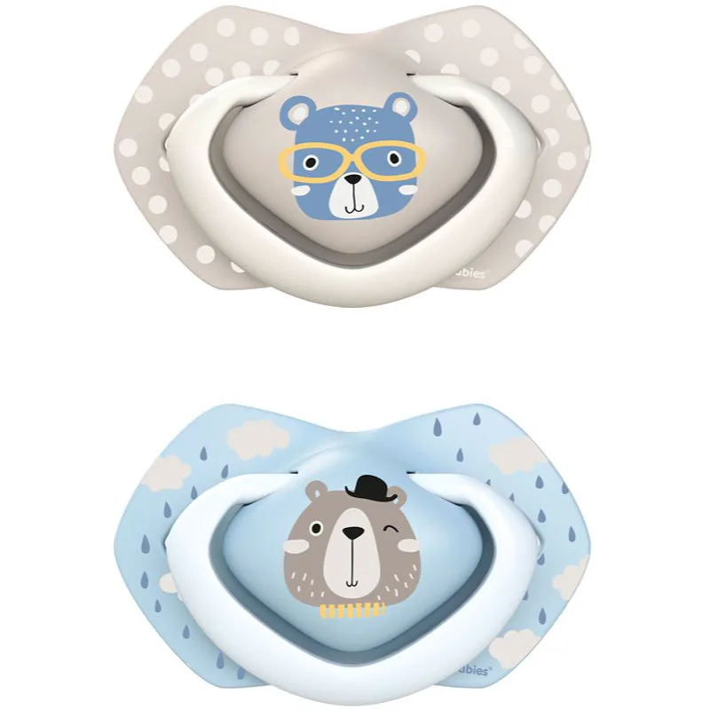 Canpol babies Bonjour Paris A 0-6 m πιπίλα Blue 2 τμχ