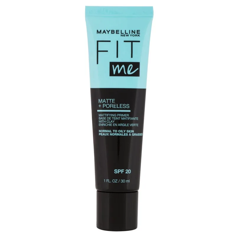 Maybelline Fit Me Matte & Poreless Spf20 Primer Primer Μεσαίας Αντηλιακής Προστασίας για Ματ Επιδερμίδα 30ml