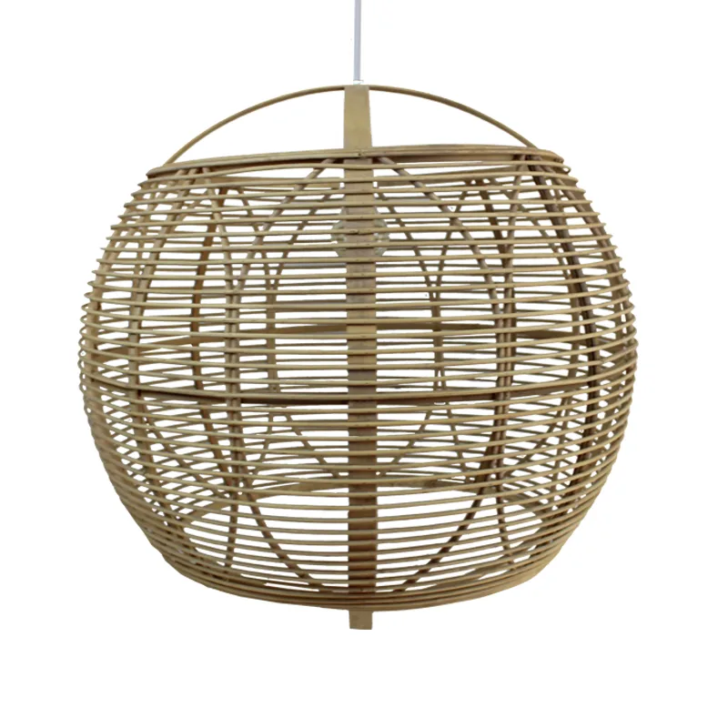 Φωτιστικό Οροφής Bamboo Φυσικό Μπεζ Art Et Lumiere 56x27εκ. 14854 (Υλικό: Bamboo, Χρώμα: Μπεζ) - Art Et Lumiere - lumiere_14854