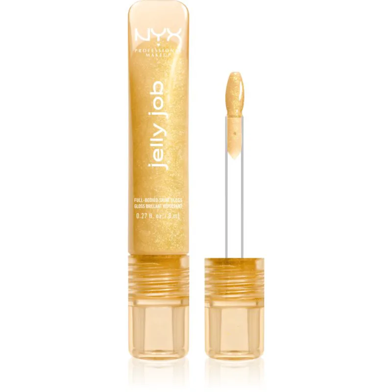 NYX Professional Makeup Jelly Job λαμπερό λιπ γκλος για αύξηση του αποτελέσματος απόχρωση Glow Job 7.5 ml