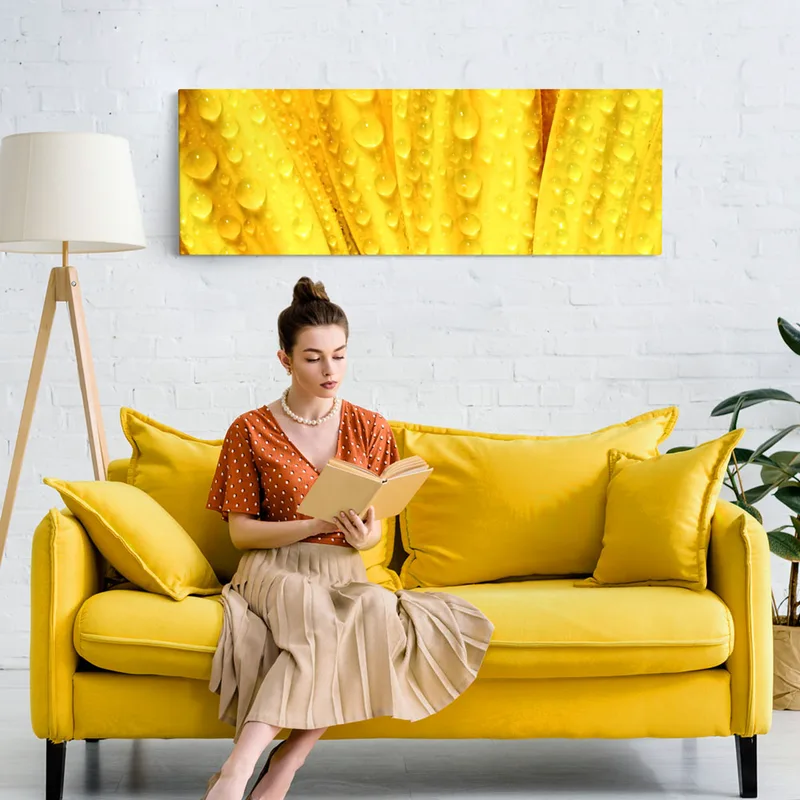Πίνακας Πανοραμικός YELLOW DAISY