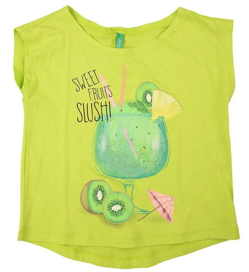 T-SHIRT BENETTON SAVE MONEY 2 ΛAXANI (90 CM)-(2 ΕΤΩΝ)