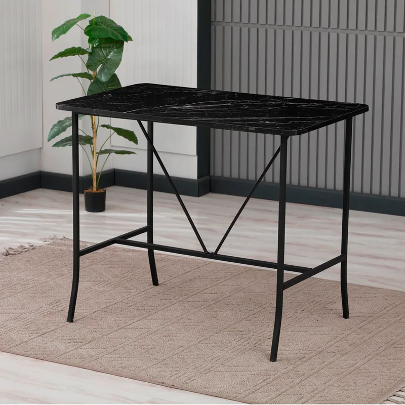 Τραπέζι Μπαρ Retro - Black 225Aln1504 (110x92x70 cm)