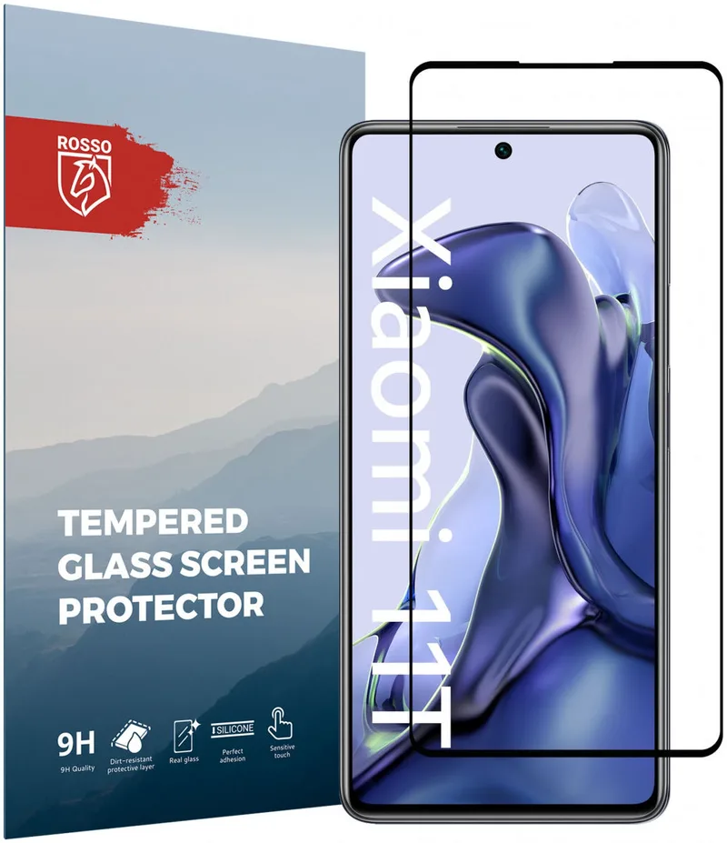 Κόκκινο Tempered Glass - FullFace Αντιχαρακτικό Προστατευτικό Γυαλί Οθόνης Xiaomi 11T / 11T Pro - Black (8719246339769)