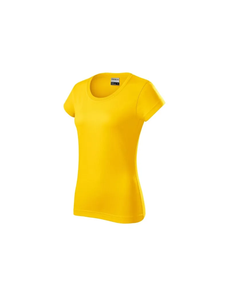 Rimeck Γυναικείο Διαφημιστικό T-shirt Κοντομάνικο σε Κίτρινο Χρώμα MLI-R0204