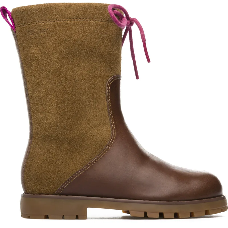 CAMPER Compas - Μπότες Για - Καφέ, Μέγεθος 31, Smooth leather