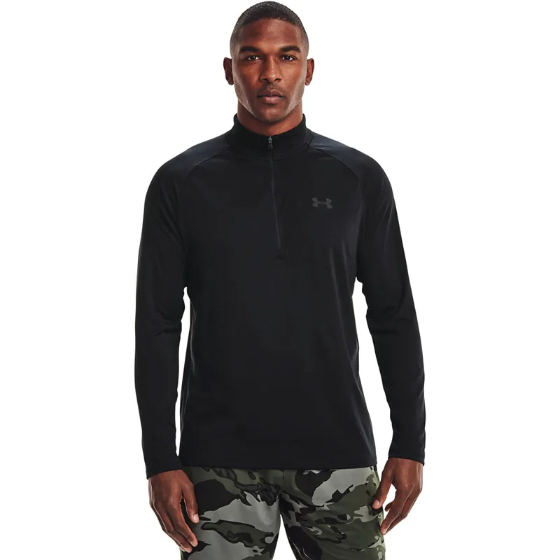 T-shirt Under Armour Tech 2.0 1/2 Zip Black S