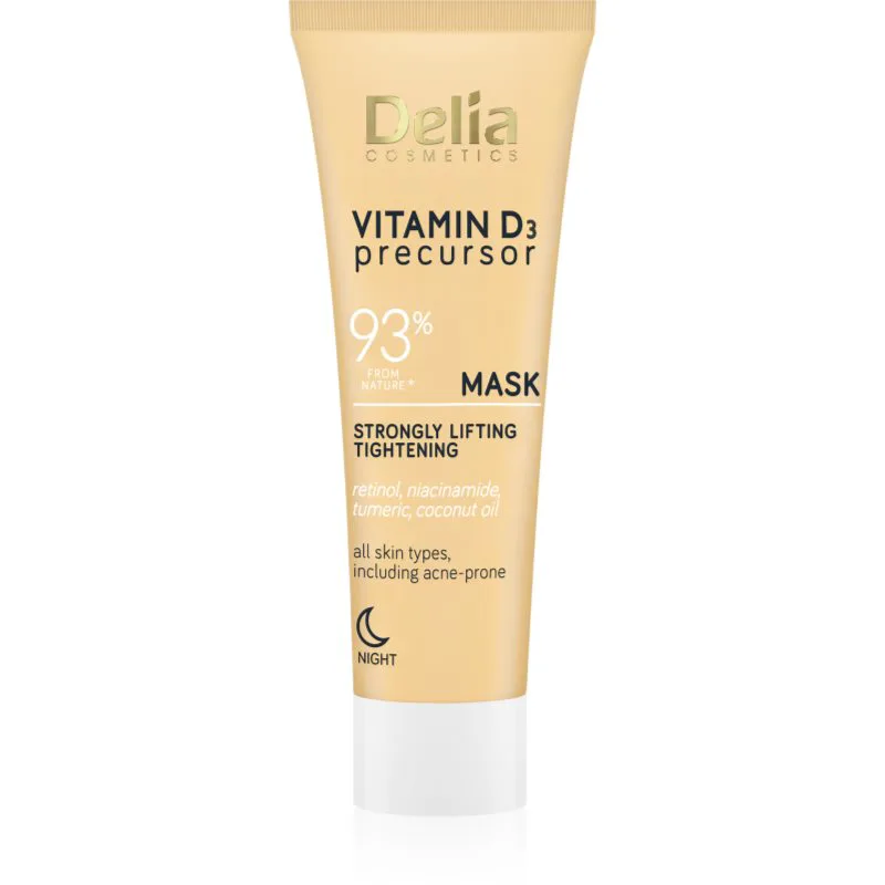 Delia Cosmetics Vitamin D3 Precursor ανυψωτική μάσκα νύχτας 50 μ