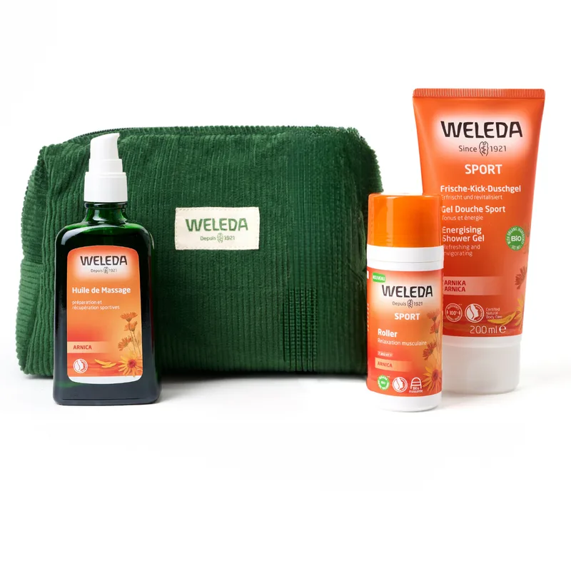Weleda "Your sports ritual with Organic Arnica" kit