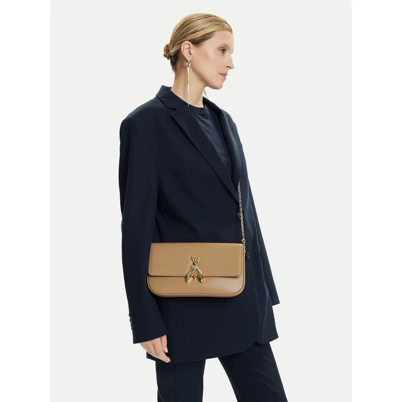 Τσάντα Patrizia Pepe 8B0229 L061 Μπεζ