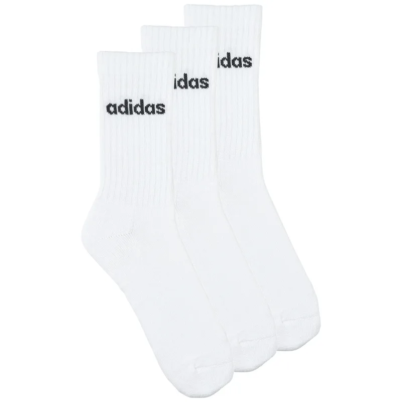Κάλτσες adidas Linear Crew Cushioned Socks 3 Pairs