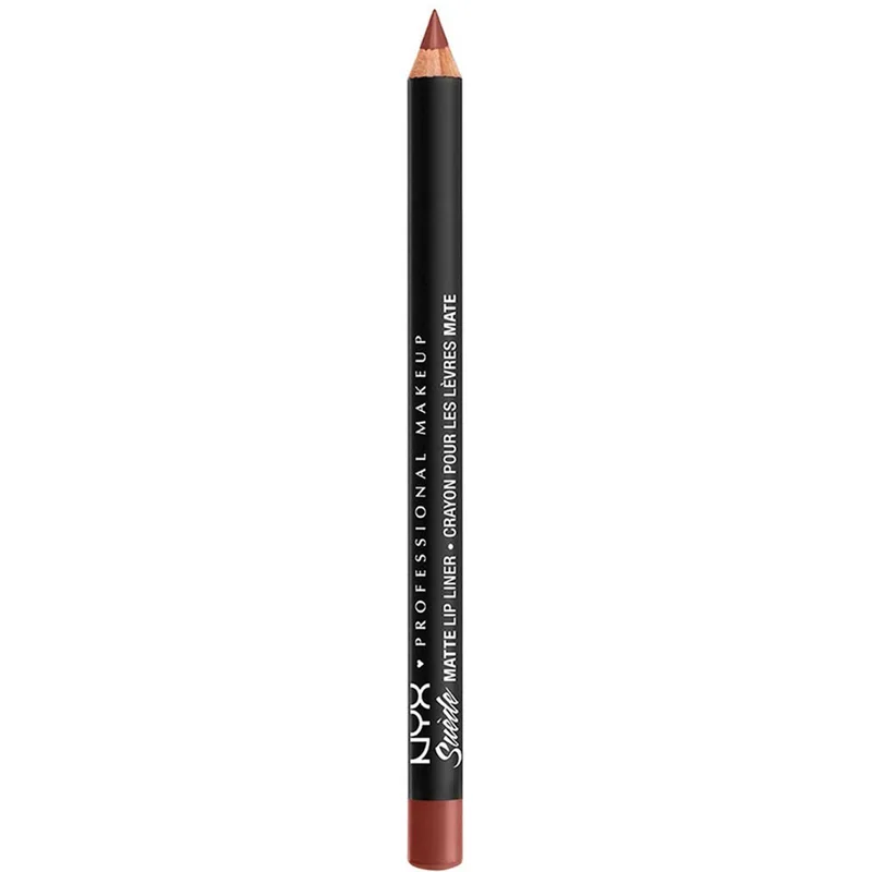 Nyx Professional Makeup Suede Matte Lip Liner Μολύβι Χειλιών που Προσφέρει Μέτρια προς Πλήρη Κάλυψη 1g - Spicy