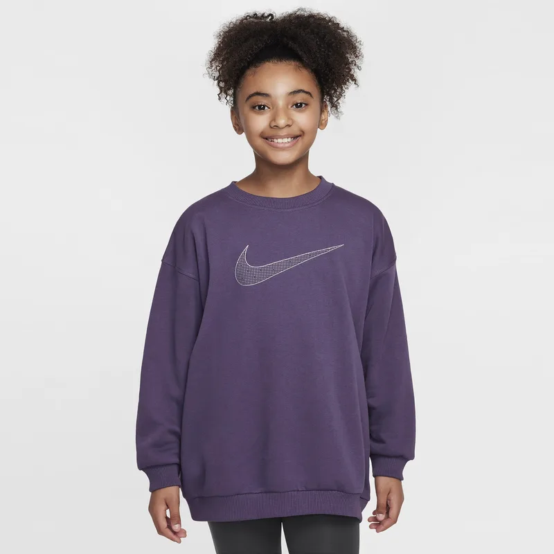 Nike Steertwear Club Flee Crew Shine Παιδικό Φούτερ (9000190432_79037)