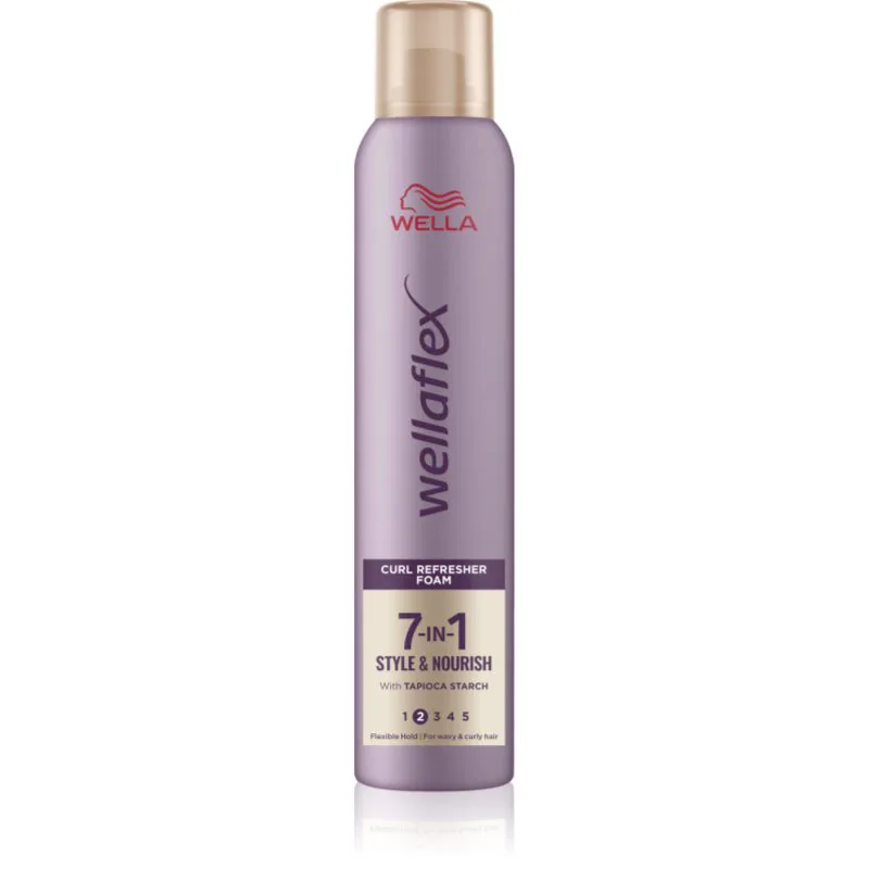 Wella Wellaflex 7in1 αφρώδες σκληρυντικό μους για ακραία κύματα 200 ml