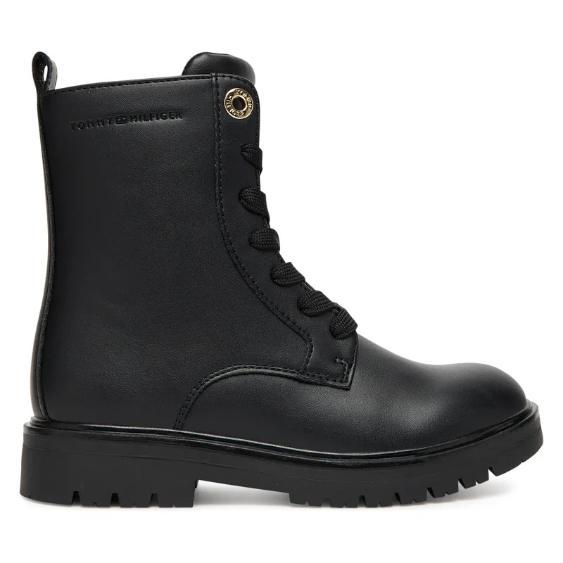 Ορειβατικά παπούτσια Tommy Hilfiger Lace-Up Bootie T3A5-34012-1355 S Μαύρο
