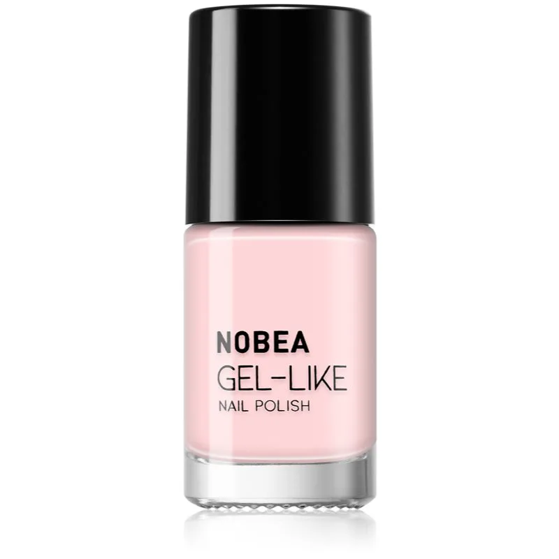 NOBEA Day-to-Day Gel-like Nail Polish βερνίκι νυχιών για τζελ αποτέλεσμα απόχρωση Mademoiselle nude #N48 6 ml