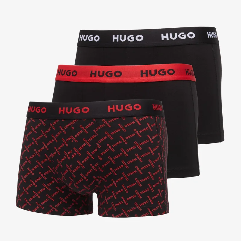 Μποξερ Hugo Boss Trunk Triplet Design Multicolor XL