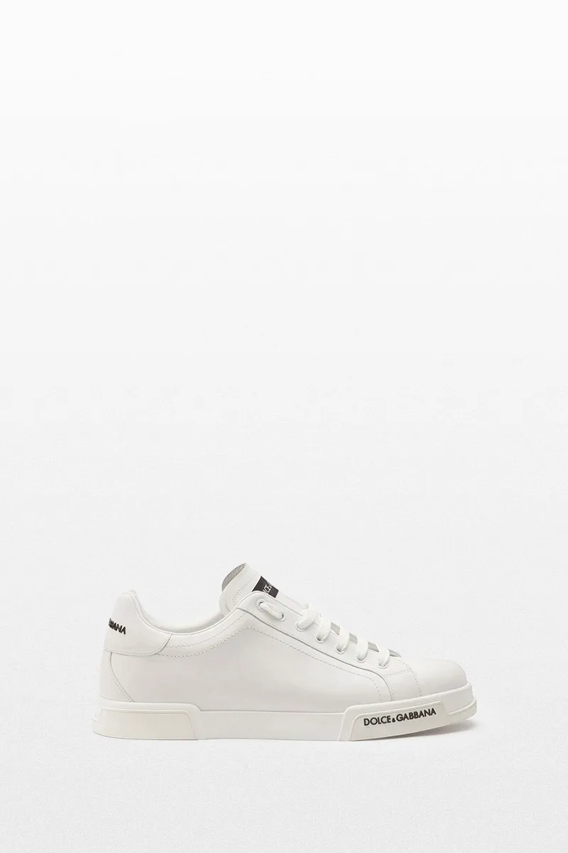DOLCE&GABBANA Ανδρικό Λευκό Sports Shoes Portofino