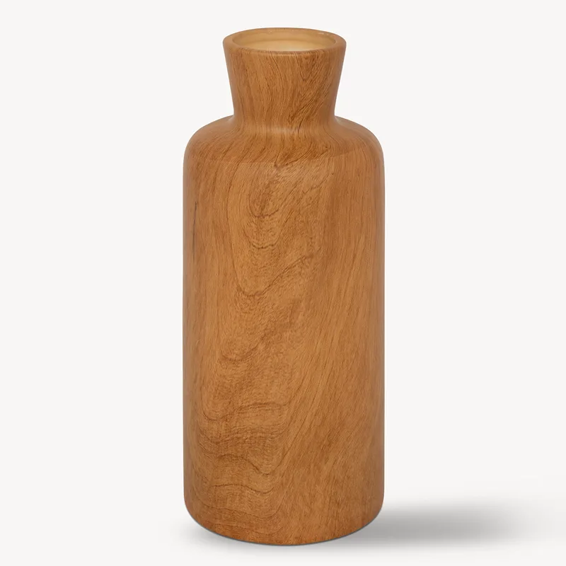 Διακοσμητικό Βάζο (Φ12x30) A-S Soa Wood 206606A
