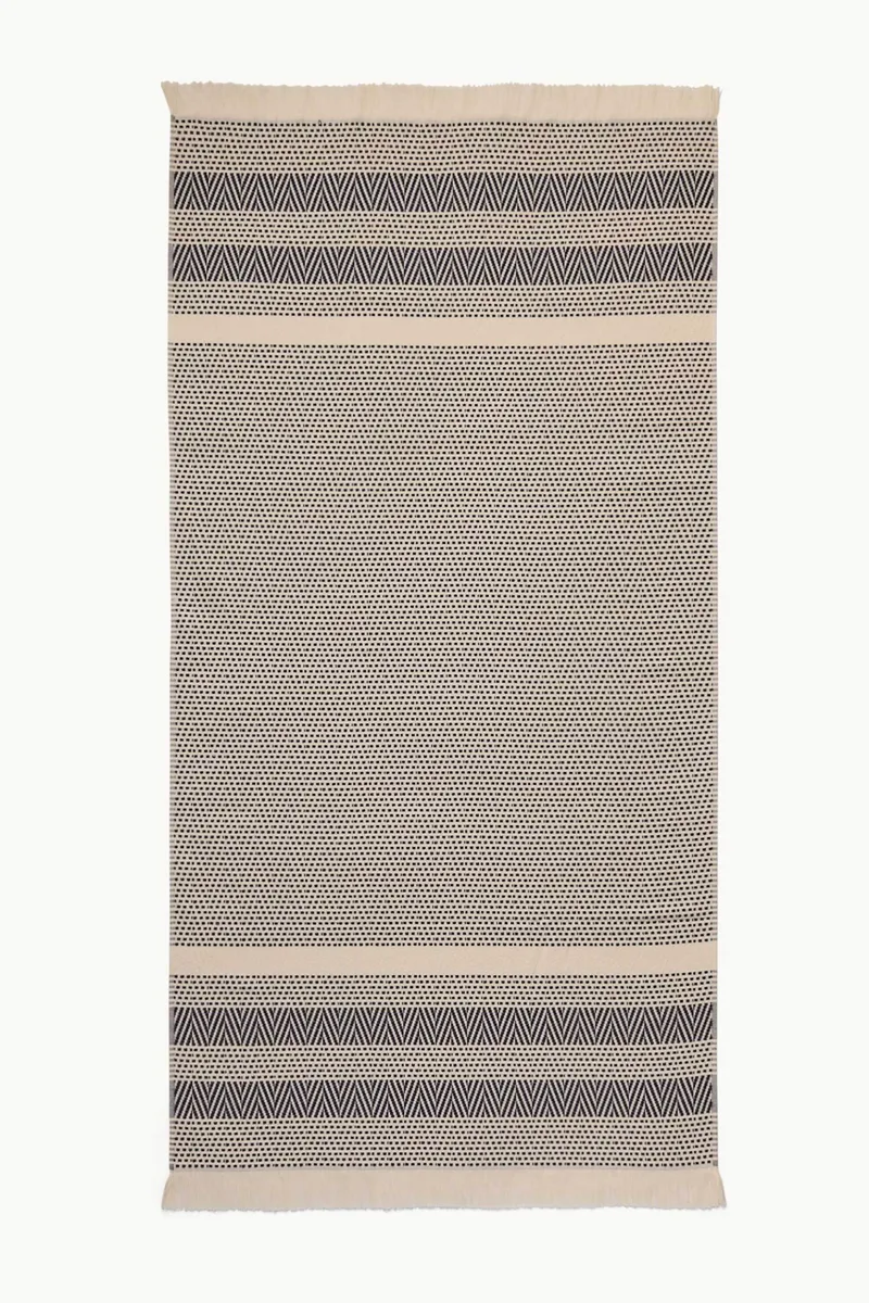 Coincasa unisex πετσέτα θαλάσσης jacquard 90 x 170 cm - 006815741 Μπεζ