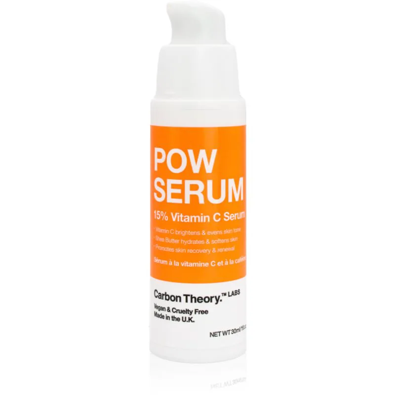 Carbon Theory Pow Serum 15% Vitamin C ορός προσώπου για λάμψη με βιταμίνη C 30 ml