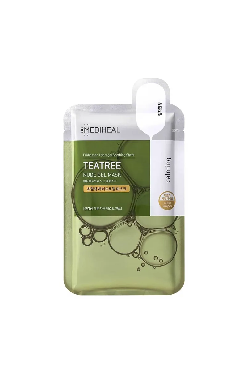 Mediheal Teatree Nude Gel Mask - Καταπραϋντική Μάσκα Με Τειόδεντρο Και Προβιοτικά 30 ml - 8809615058428