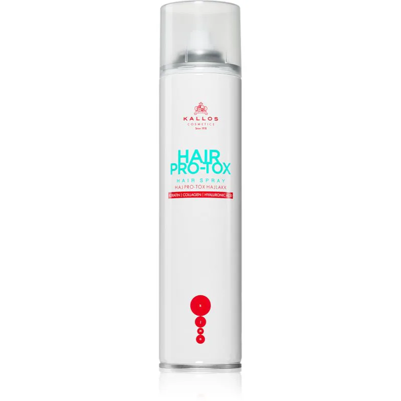 Kallos Hair Pro-Tox λακ για ξηρά και κατεστραμμένα μαλλιά 400 ml