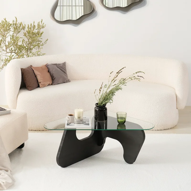 Τραπεζάκι Σαλονιού Freya - Anthracite 552Nos2540 94x38x72 cm
