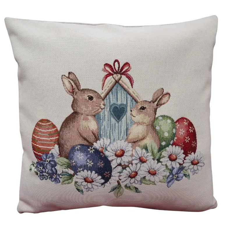 Dimeco Πασχαλινή Μαξιλαροθήκη 45x45 Easter Twix