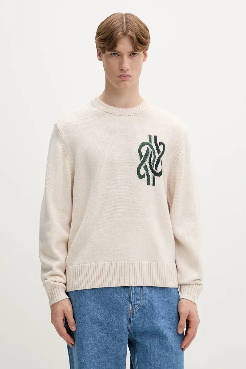Filling Pieces πουλόβερ ανδρικό με μαλλί Knit Sweater Knot
