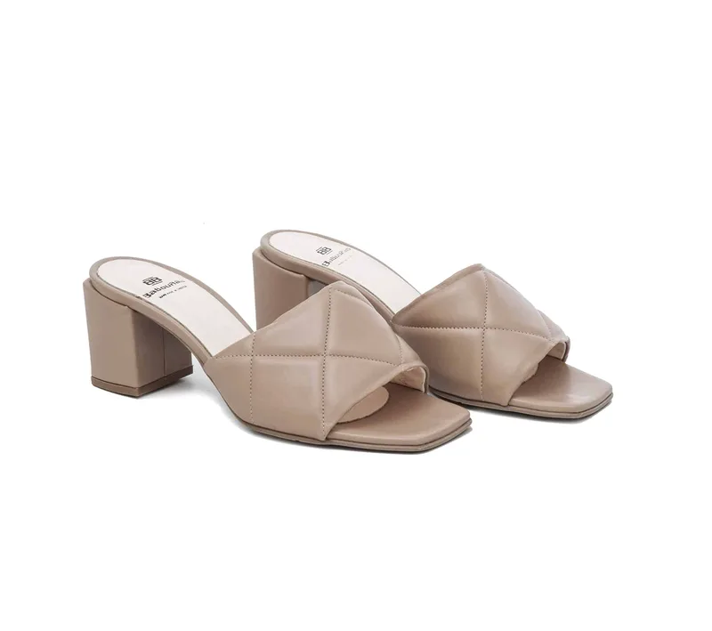 Δερμάτινα Mules Art 1SS60 Μπεζ