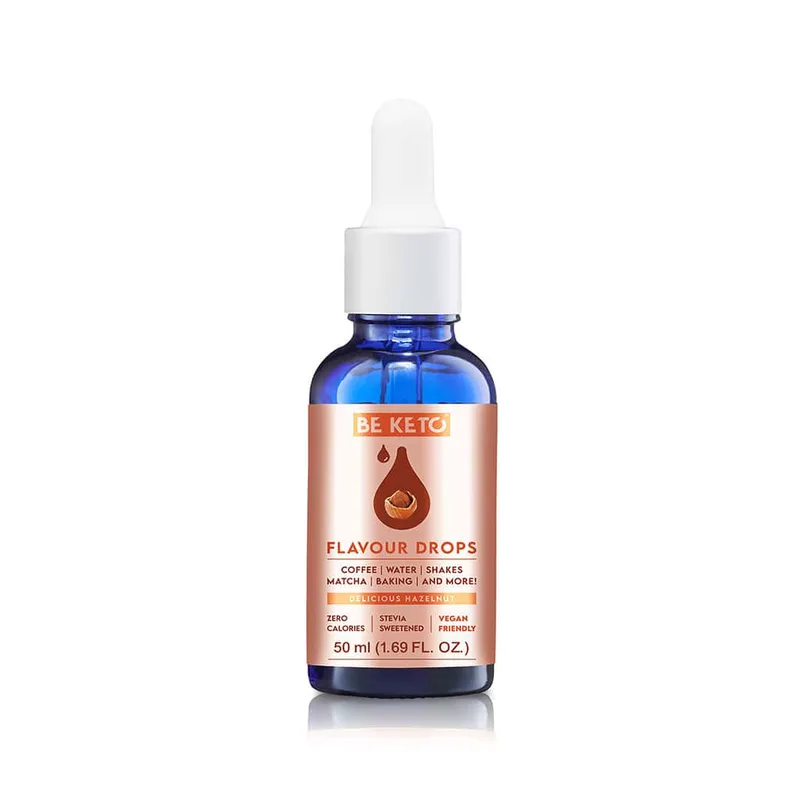 Beketo Flavour Drops Στέβια Φουντούκι (50ml)