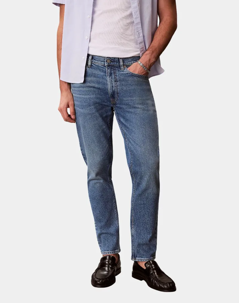 CALVIN KLEIN JEANS CLASSIC TAPER KLEIN BLUE JEAN LV04RF949G-EFD34 DenimLightBlue