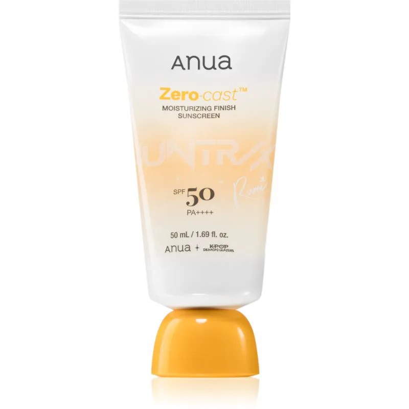 Anua K-Pop Demon Hunters Zero-Cast Sunscreen ενυδατική προστατευτική κρέμα SPF 50 50 ml